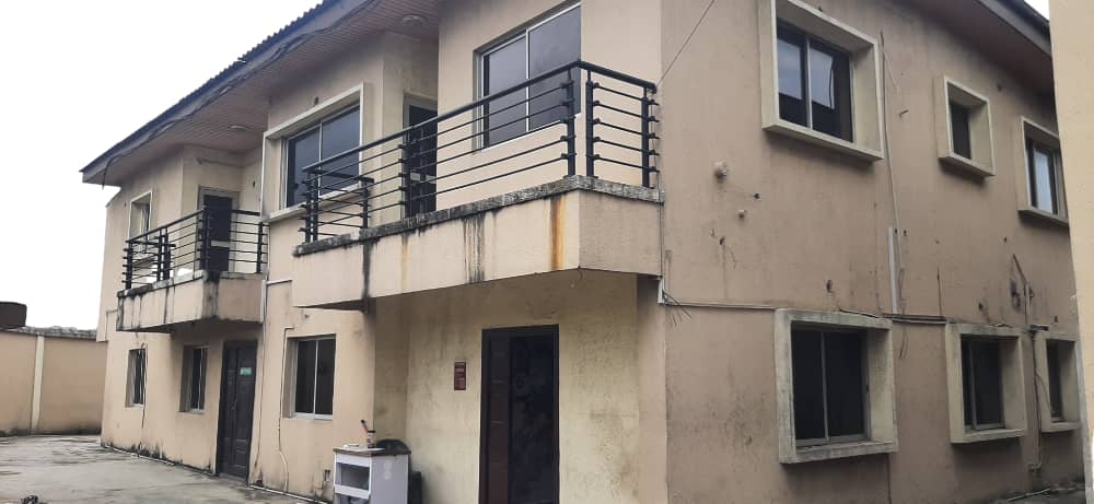 2 WINGS OF 4 BEDROOM DUPLEX + BQ IN ILUPEJU, LAGOS.